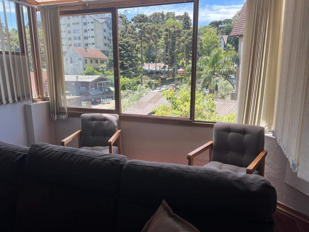 Appartamento Amplo Apartamento A 200M Da Rua Coberta Gramado Esterno foto